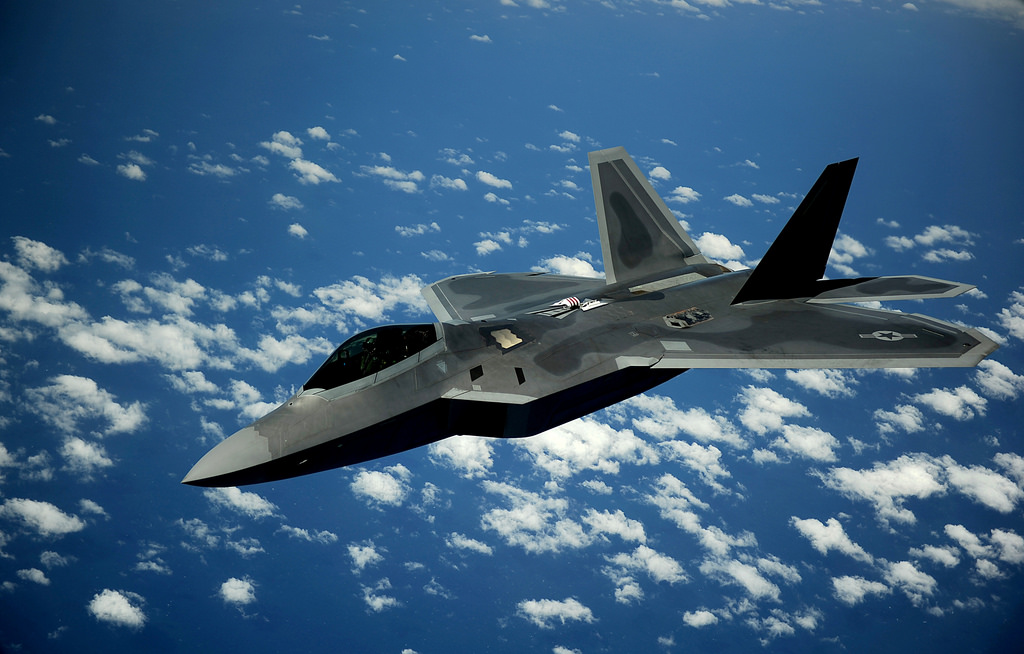 The Immelmann turn f22 raptor