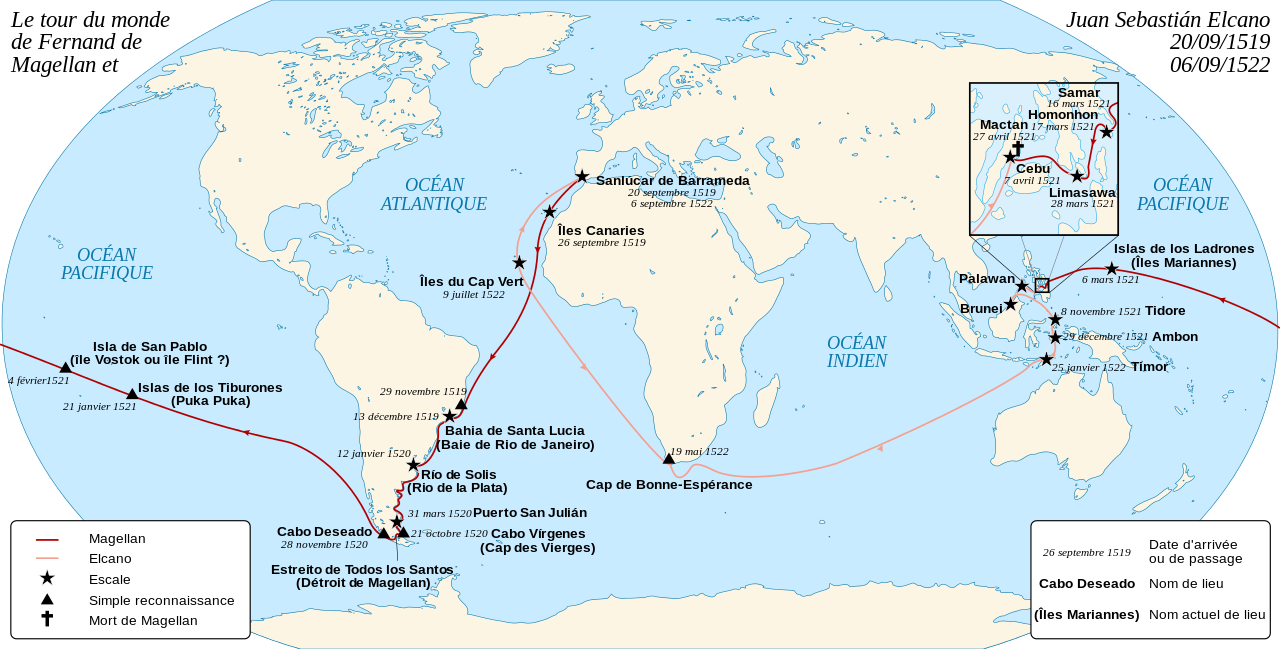 Magellan–Elcano circumnavigation Magellan–Elcano circumnavigation